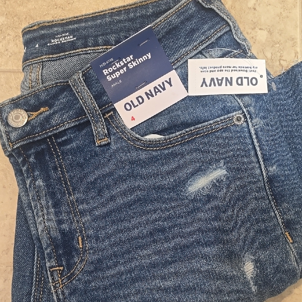 NEW ! Old Navy Women's Rockstar Super Skinny